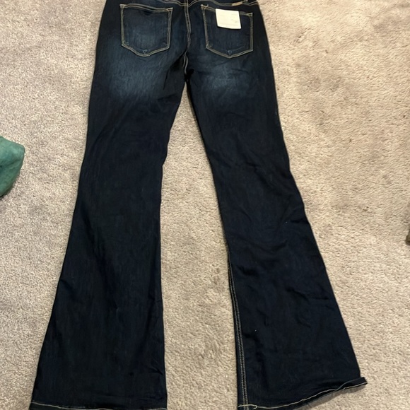 KanCan Flare Wide Leg Jeans Classic Style - Picture 6 of 12